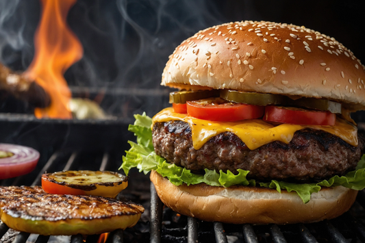 Cómo preparar hamburguesas en carbón