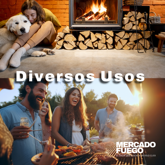 Pack Leña Seca Certificada + Carbón 100 % Quebracho Blanco