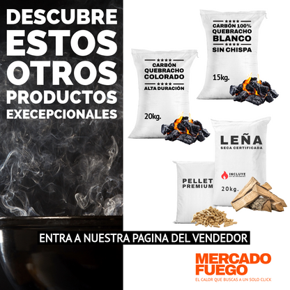 Pack 2 sacos de Quebracho Colorado Premium