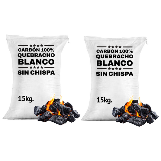 Pack 2 sacos de 15 Kg. Quebracho Blanco Premium
